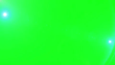 Abstract light lens flare effect on green screen background for video editing Vídeos de archivo 343807427