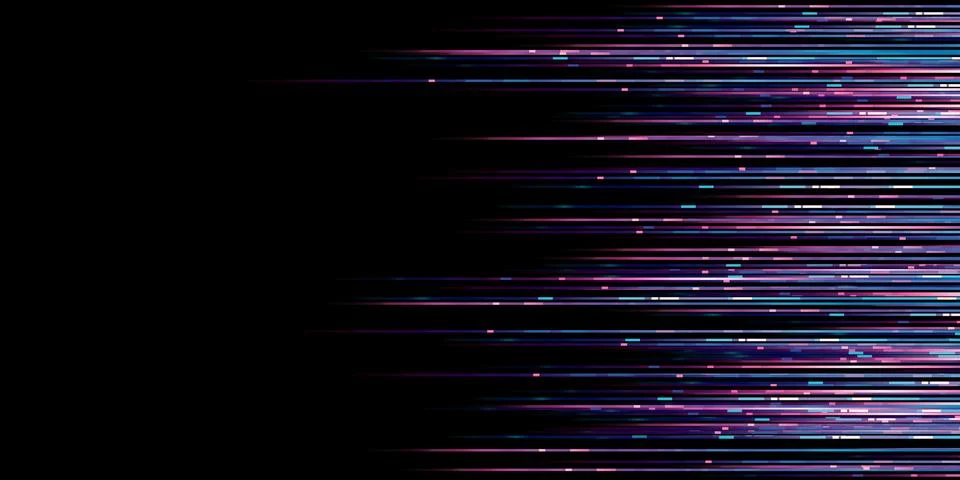 Abstract light line glow blue led line motion technology background 3d illu.. Illustrazione stock