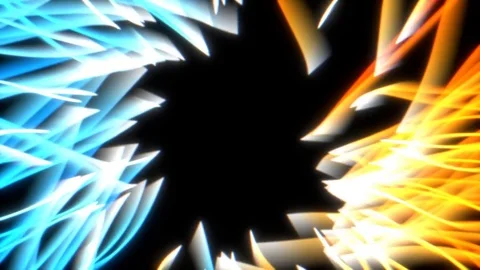 Abstract light lines animation Stock Footage 71249874
