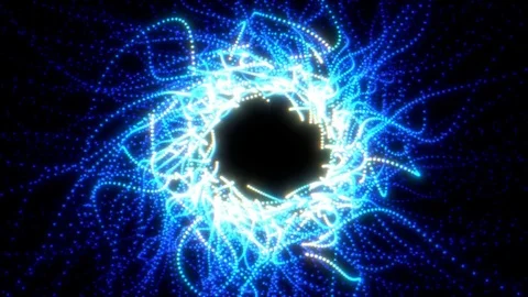 Abstract light lines animation Stock Footage 71951799