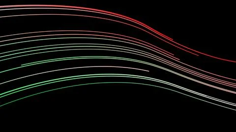 Abstract light lines creating dynamic wavy pattern イラスト素材
