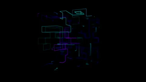 Abstract light lines Stock Footage 223538176