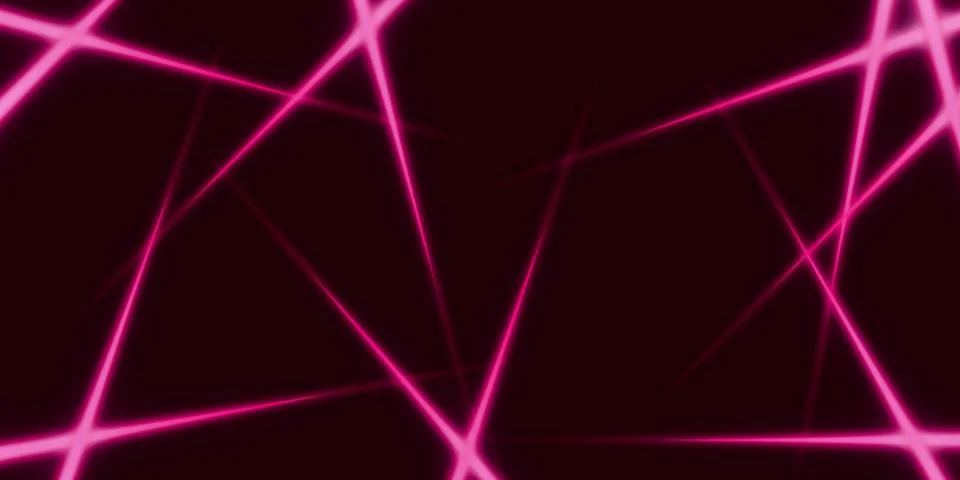 Abstract light lines glowing lines on a dark background 3D illustration イラスト素材