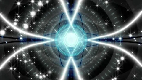 Abstract Light Lines Logo Reveal V2 (Blue) (4K) Stock-Footage 201828464