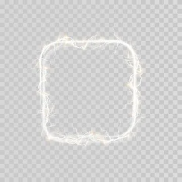 Abstract light lines of movement and speed in gold color. Light everyday glowing Stock Illustration