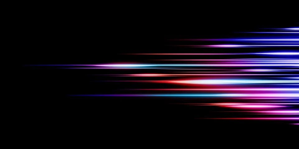 Abstract light lines technology dynamic technology pattern design 3D illustra Stock Illustration