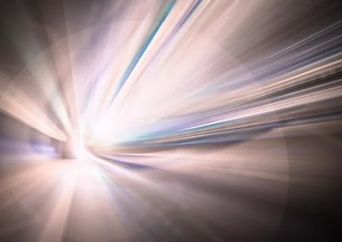 Abstract light loop. Stock Illustration