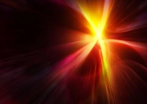 Abstract light loop. Stock Illustration