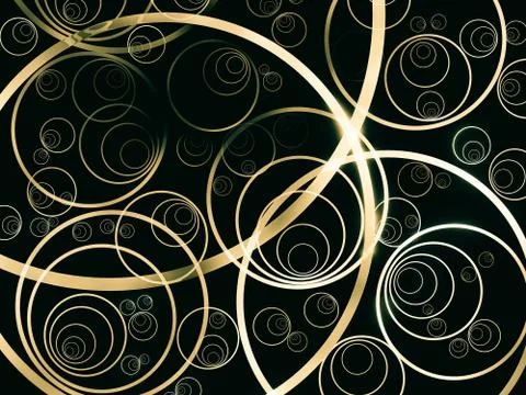 Abstract light loop. Stock Illustration