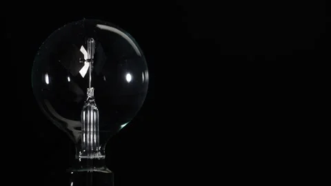 Abstract Light Mill - Black Background - Left Aligned - Right Copy Space Stock Footage 331100818