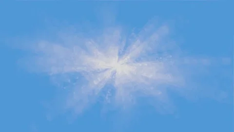 Abstract Light Motion Background, Blue Sky, White Light Video Background Stock Footage 232386388