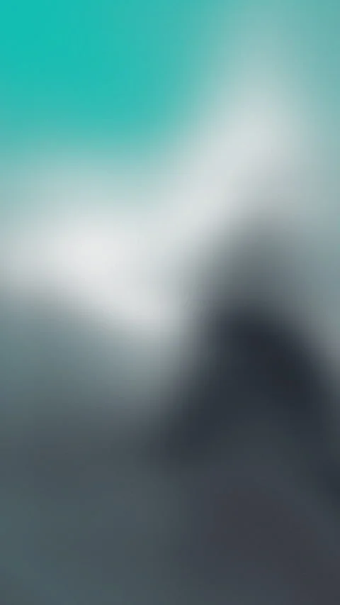 Abstract light motion background turquoise gray soft blur bokeh gradient Stock Footage 345991753