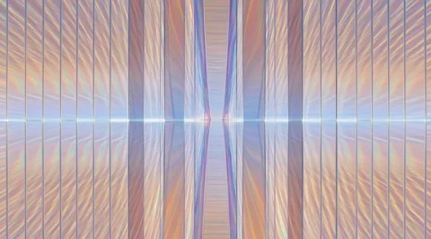 Abstract light motion through blue glass panels Stock Footage 331460000