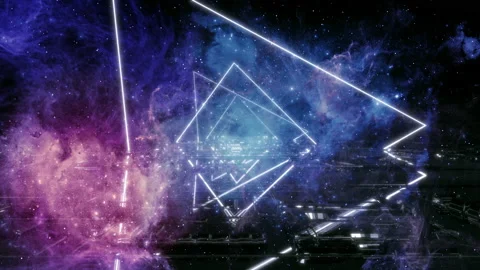 Abstract Light Nebula BackgroundLoop Stock Footage 151301524