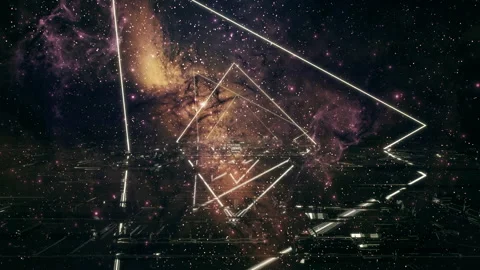 Abstract Light Nebula BackgroundLoop Stock Footage 151301885