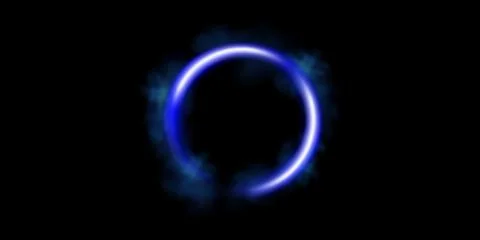 Abstract light neon background. luminous circle. Luminous spiral cover. Wake Illustrazione stock