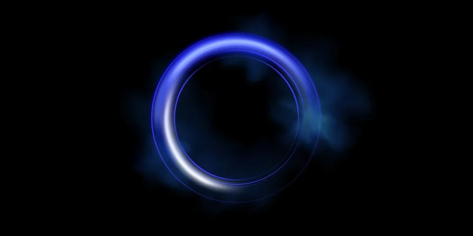 Abstract light neon background. luminous circle. Luminous spiral cover. Wak.. Stock Illustration