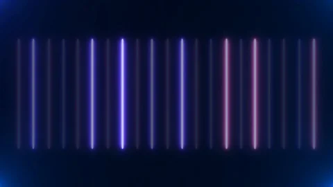Abstract light neon frame on black background. laser show looped animation Stock Footage 124222163