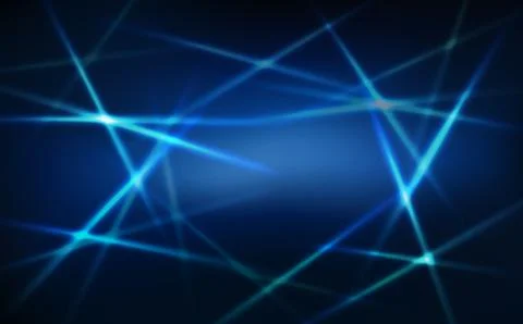 Abstract light, network webbed creative technology, blue concept background Stock Illustration