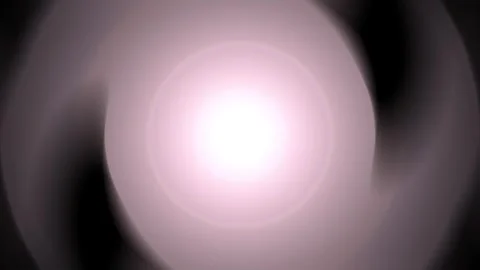 Abstract Light Orbs rotating in dark space with soft glow and subtle lens f.. Stock Footage 341543416