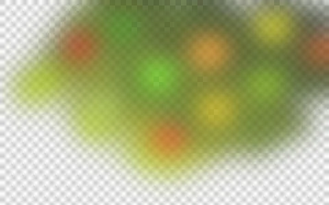 Abstract light overlay with colored highlights and blur, retro style. Stock Illustration