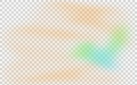 Abstract light overlay with colored highlights and blur, retro style. Stock Illustration