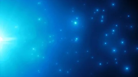 Abstract Light Particle Background Flowing Loop Stock Footage 112985704
