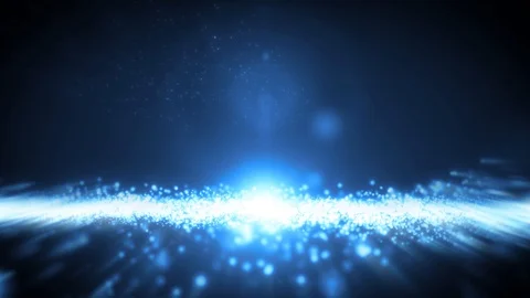 Abstract Light Particle Slow Motion Flowing Clip Stock Footage 112500843