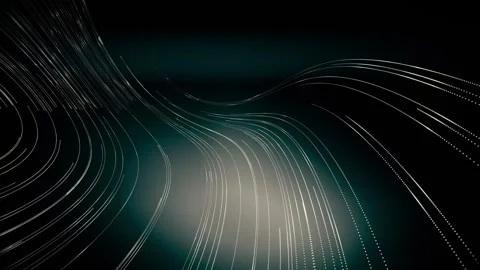 Abstract light particle swirl over dark background Stock Footage 341278828