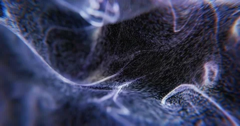 Abstract light particles flowing on black background. Stock Footage 168915557
