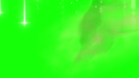 Abstract light particles on green screen. Glowing dust overlay for video 스톡 동영상 340716648