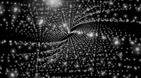 Abstract light particles transition FullHD Stock Footage 10733028