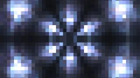 Abstract Light Pattern with Bright Spot Symmetry and Digital Glow Effects Stock Photos