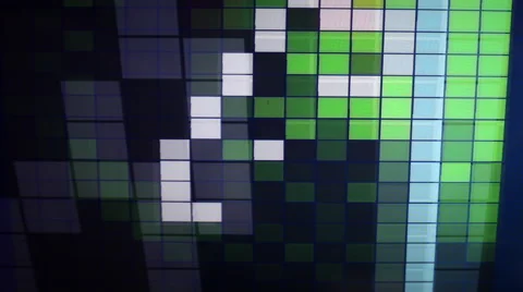 Abstract light pattern computer generated technology background Stock Footage 43857126