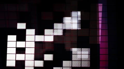 Abstract light pattern computer generated technology background Stock Footage 43857155