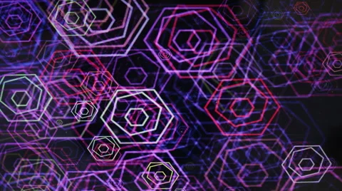 Abstract light pattern computer generated technology background Stock Footage 43857259