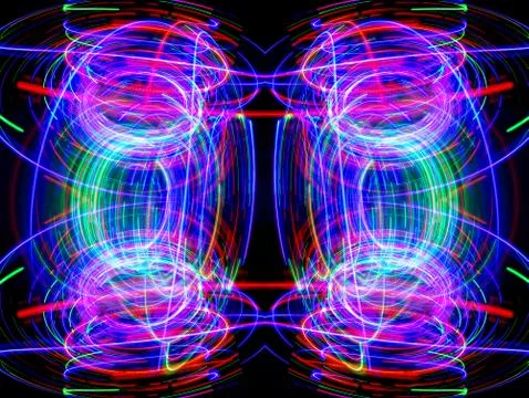 Abstract light pattern Stock Illustration