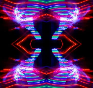 Abstract light pattern Stock Illustration