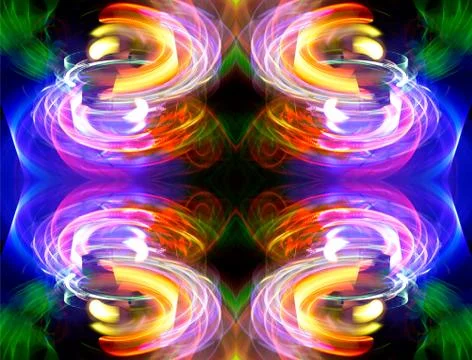 Abstract light pattern Stock Illustration