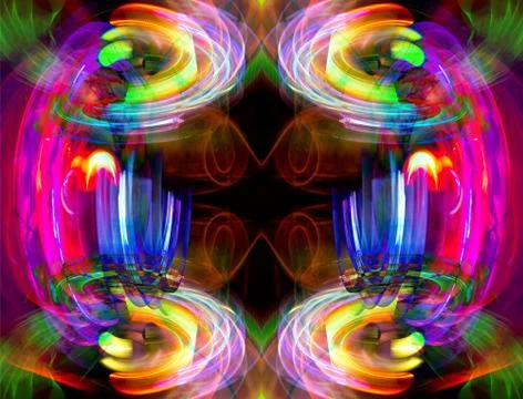 Abstract light pattern Stock Illustration