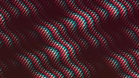 Abstract Light Pattern Moving Across Mosaic Wall Видео 328586873