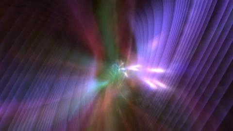 Abstract Light Pattern Vibrant Multicolor Gradient Ripple Effect Stock Footage 299272184