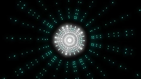 Abstract Light Patterns Background Video stock 288062133