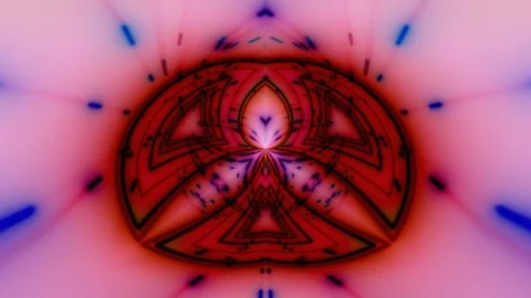 Abstract light patterns create mesmerizing visuals in vibrant colors during.. Stock Footage 289132717