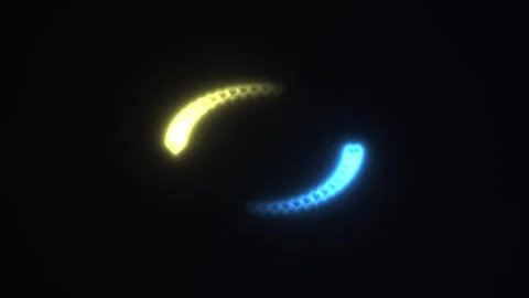 Abstract light patterns in dark background Stock Footage 338279405