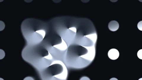 Abstract light patterns form shapes on a dark background Stock Footage 338292151