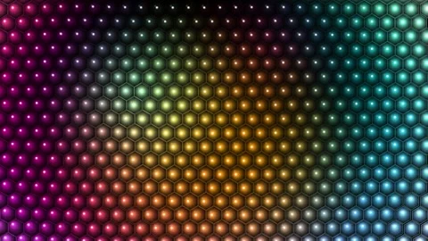Abstract Light Patterns Transitioning with Subtle Bokeh and Gradient Colors Vídeo Stock 344843316