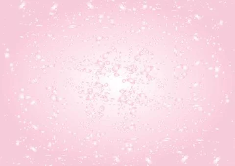 Abstract light pink bubbly background with sparkling accents Stock Illustration