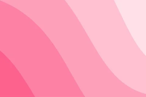 Abstract light pink gradient curved background with soft smooth flowing waves Stock Illustration