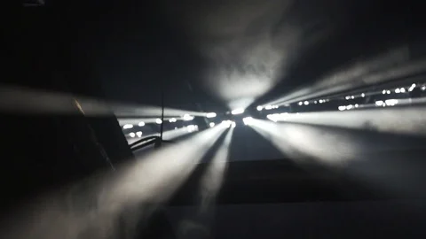 Abstract - Light Rays coming in through the ceiling Stock Footage 73528952